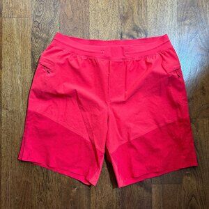 Like NEW! Lululemon Board Shorts in Red, size L, 8 inch inseam